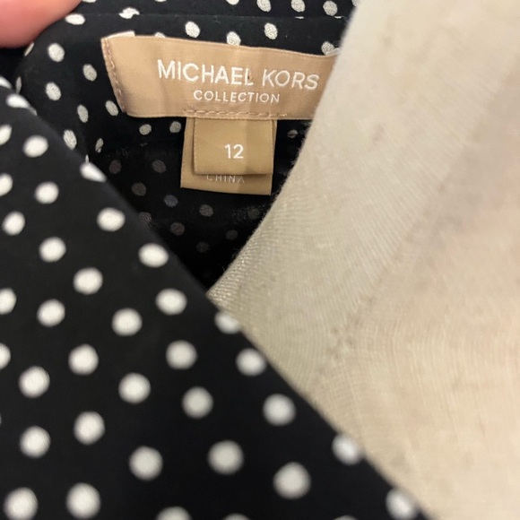 Michael Kors Collection Polka Dot Silk Dress - Picture 4 of 8